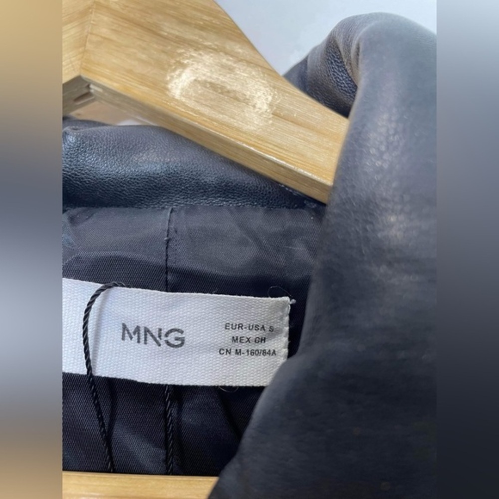 Mango - Pocket Quilted Jacket Black size small - Picture 10 of 10